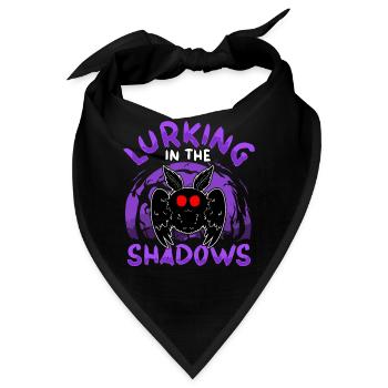 Mothman Kryptide Kryptozoologie - Bandana - Schwarz - Vorne