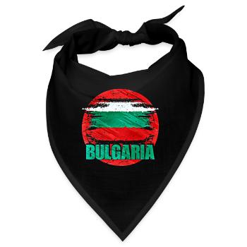 Bulgarien - Bandana - Schwarz - Vorne