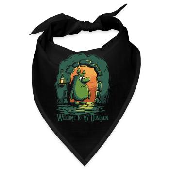 Willkommen in meinem Verlies: Lustiges Wesen - Bandana - Schwarz - Vorne
