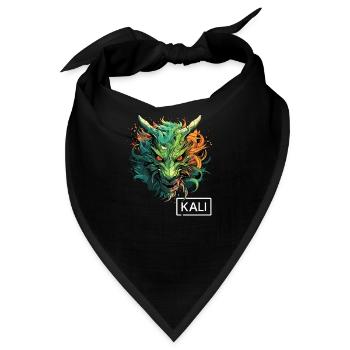 Kali Linux Drache Design für moderne Penetration - Bandana - Schwarz - Vorne