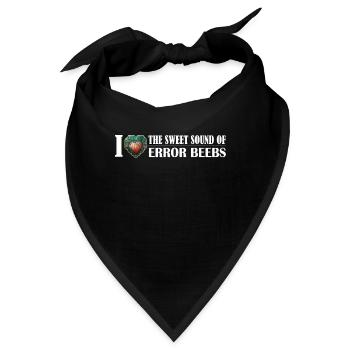 Ich liebe den Klang der Fehler Beebs Symphonie der - Bandana - Schwarz - Vorne