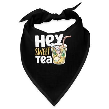 Süßer Tee Eistee Hey Sweet Tea - Bandana - Schwarz - Vorne
