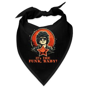 Es ist der Funk, Baby - Bandana - Schwarz - Vorne