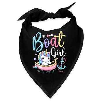 Bootfahren Bootsführer Bootsfahrer - Bandana - Schwarz - Vorne