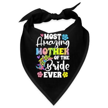 Hochzeit Brautparty - Bandana - Schwarz - Vorne