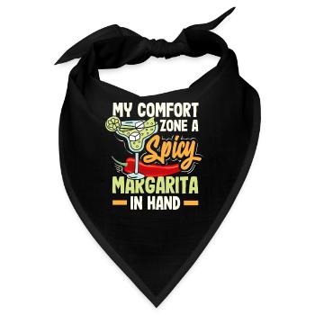 Attenzione Spicy Margarita Cocktail Lover's - Bandana - Schwarz - Vorne