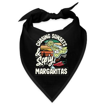 Attenzione Spicy Margarita Cocktail Lover's - Bandana - Schwarz - Vorne
