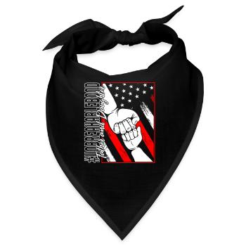Vater und Tochter Hemd, Unzerbrechliche Bindung USA - Bandana - Schwarz - Vorne