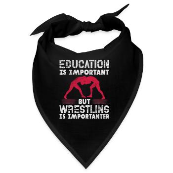 Wrestling - Bandana - Schwarz - Vorne