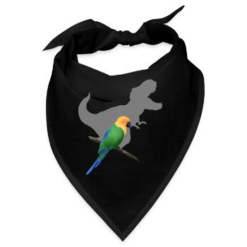 T-Rex shadow parrot - Bandana - Schwarz - Vorne