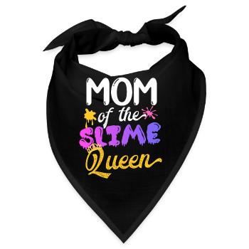 Mom of the Slime queen - Bandana - Schwarz - Vorne