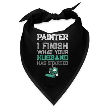 House Painter Decorator Painter I - Bandana - Schwarz - Vorne