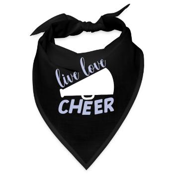 Cheerleadermädchen Cheerleading Jubel Jugend - Bandana - Schwarz - Vorne