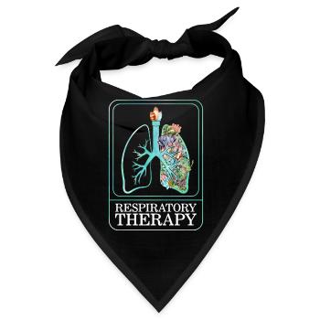Atemtherapeuten-Hemd, Atemtherapie - Bandana - Schwarz - Vorne