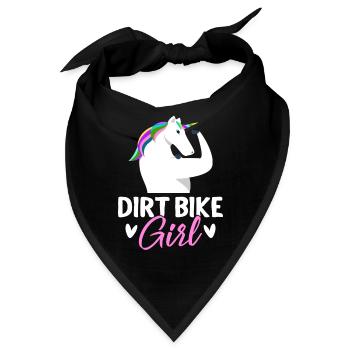 Dirt Bikerin - Bandana - Schwarz - Vorne