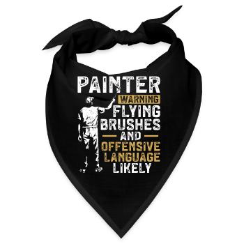 House Painter Decorator Painter - Bandana - Schwarz - Vorne