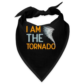 Der Hurrikan Meteorologe Des Sturm Twister Tornado - Bandana - Schwarz - Vorne