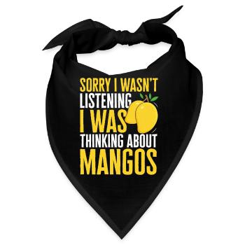 Mango Frucht Mango - Bandana - Schwarz - Vorne