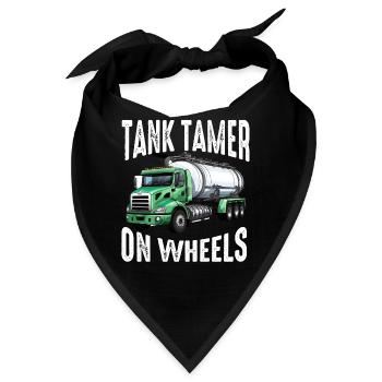 Klärgrubenpumpen-Servicer, Kanalsystem-Installateur - Bandana - Schwarz - Vorne