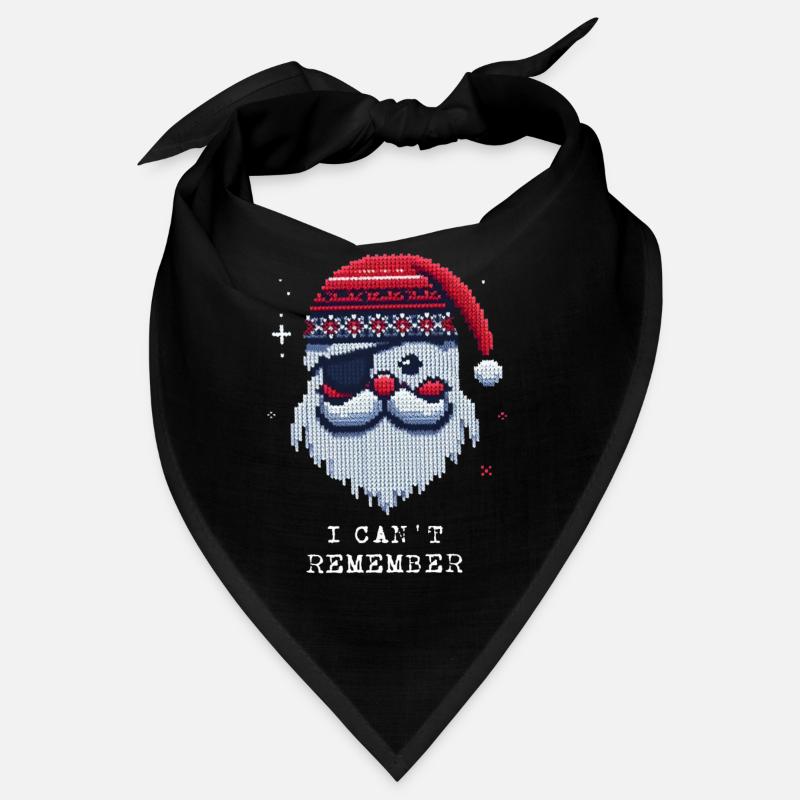 Père Noël avec motif de tricot Eye Patch Bandana