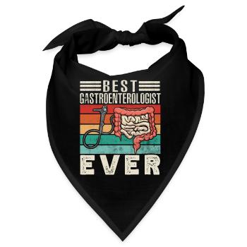 Gastroenterologie Endoskopie Koloskopie - Bandana - Schwarz - Vorne
