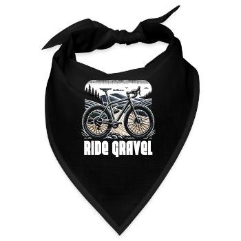 Ride Gravel - Bandana - Schwarz - Vorne