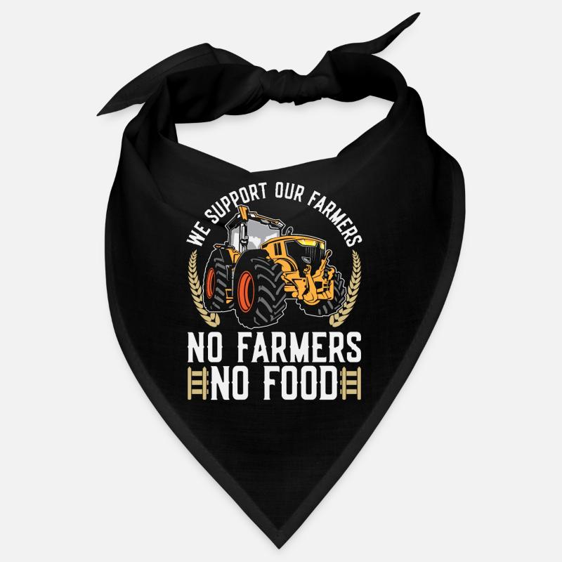 Harvester We Support Our Farmers Tractor Operator Bandana