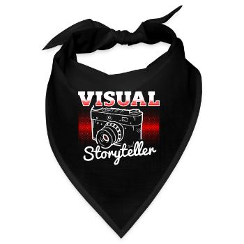 Fotografie -Fotoshooting Für Fotokamera. - Bandana - Schwarz - Vorne