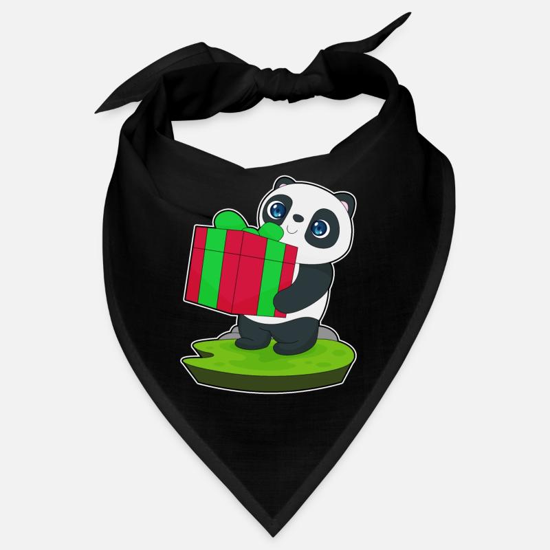 Panda Christmas Package Bandana