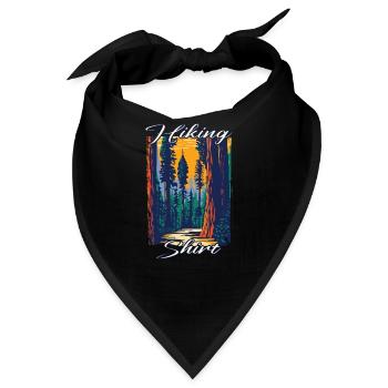Machen Sie Eine Wanderung Natur Wandern - Bandana - Schwarz - Vorne