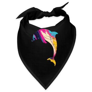Dolphin - Bandana - Schwarz - Vorne
