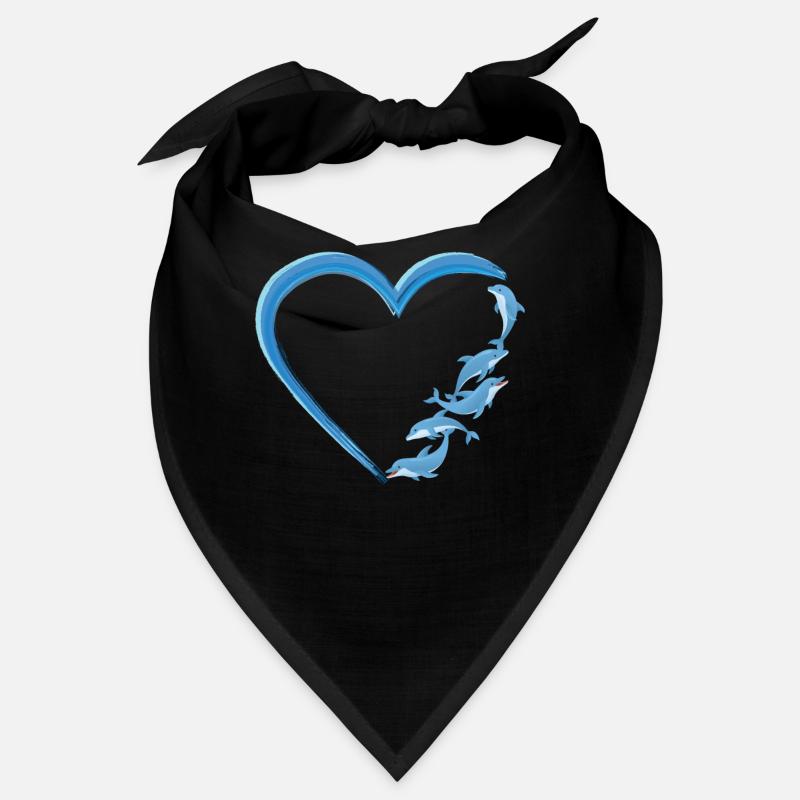 Coeur de dauphin Bandana