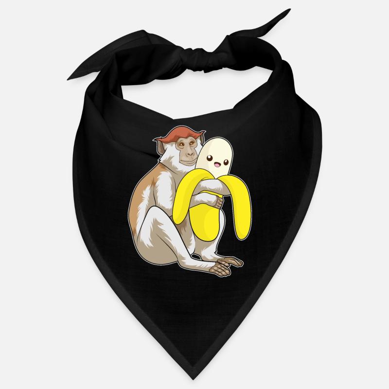 Singe Peluche Bandana