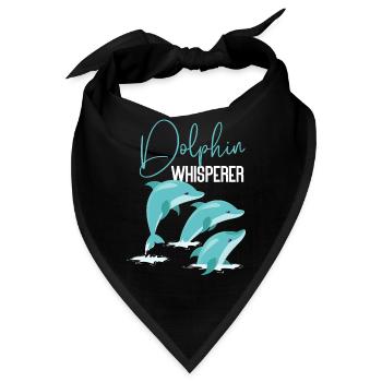Dolphin Dolphin Whisperer - Bandana - Schwarz - Vorne