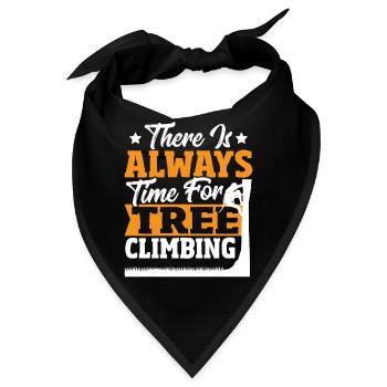 There Is Always Time For Tree Climbing Tree - Bandana - Schwarz - Vorne