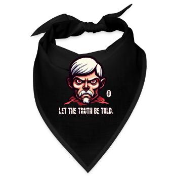 Ein Cartoon Opa sagt: Sagt die Wahrheit! - Bandana - Schwarz - Vorne
