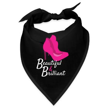Beautiful & Brilliant High Heels Mode - Bandana - Schwarz - Vorne