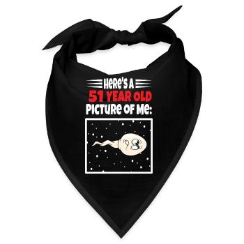 Spermie Hier Ist Ein Altes Bild Von Mir - Bandana - Schwarz - Vorne