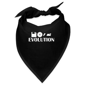 Evolution Diskette CD USB Stick Cloud - Bandana - Schwarz - Vorne