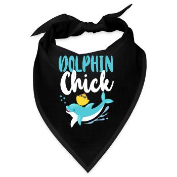 Dolphin Chicken Dolphin Chick - Bandana - Schwarz - Vorne