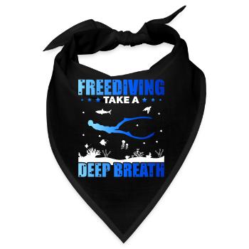 Tauchen, Apnoetauchen, Apnoe No Limit Freediving - Bandana - Schwarz - Vorne