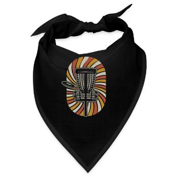 Frisbee Golf Disc Golf - Bandana - Schwarz - Vorne