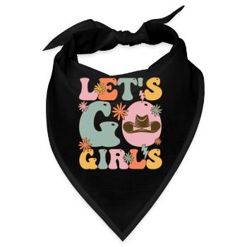 Groovy Bride Brautparty Junggesellenabschied - Bandana - Schwarz - Vorne