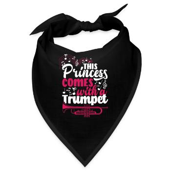 Trompete Trompeter Trompeten Spieler - Bandana - Schwarz - Vorne