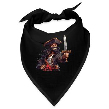 Sea Shanty Design Für Lieben Beim Singen Von - Bandana - Schwarz - Vorne