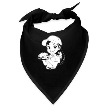 Pfadfinder Plätzchen - Bandana - Schwarz - Vorne