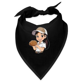 Pfadfinder Plätzchen - Bandana - Schwarz - Vorne