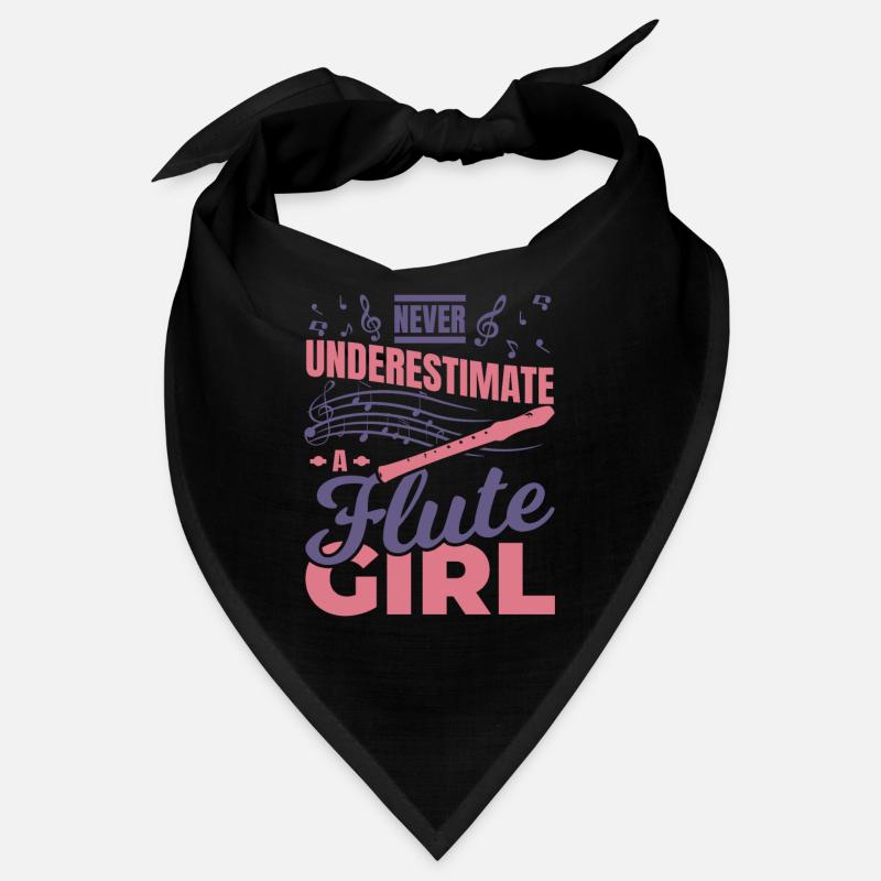 Unterschätze nie ein Flötenmädchen Bandana