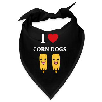 Mais Hundefutter - Bandana - Schwarz - Vorne