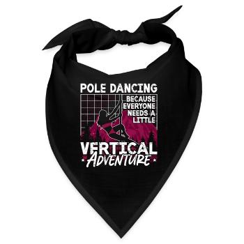 Pole Dancing Because Everyone Needs Pole Fitness - Bandana - Schwarz - Vorne